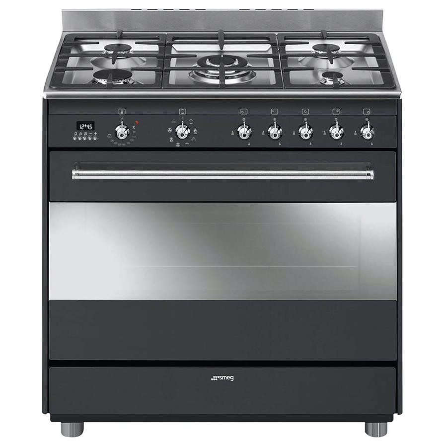 Smeg Freestanding Concert 5-Burner Combination Gas Cooker, SSA91MAA9 (90 x 90 x 60 cm)