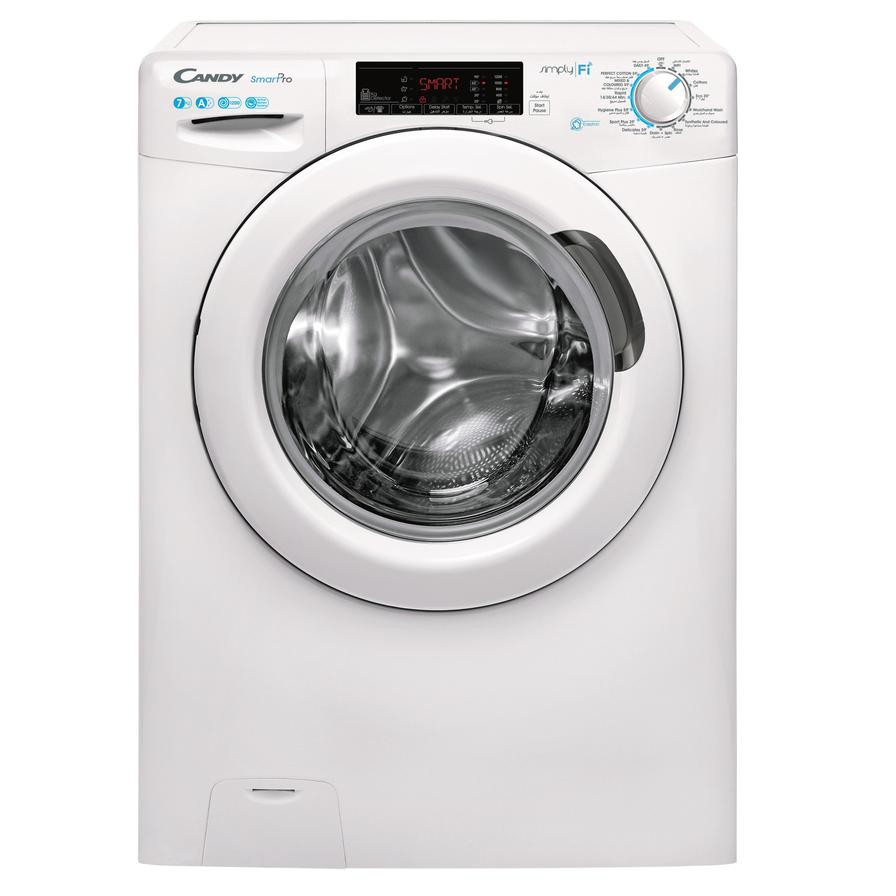 Candy SmartPro 7 kg Freestanding Front Load Washer, CSO 1275T3/1-19 (1200 rpm)