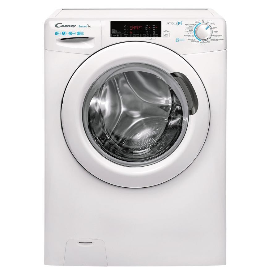 Candy 10 Kg SmartPro Freestanding Front Load Washing Machine, CSO 14105T3/1-19 (1400 rpm)