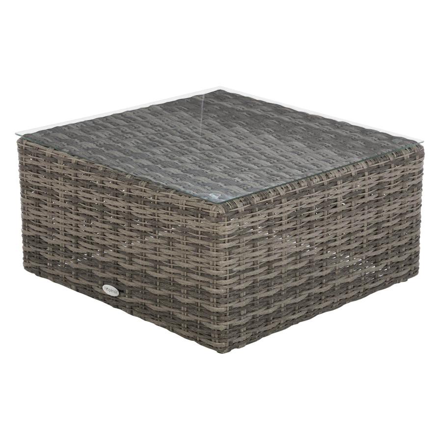 Moorea Terre D Ombre Rattan Coffee Table