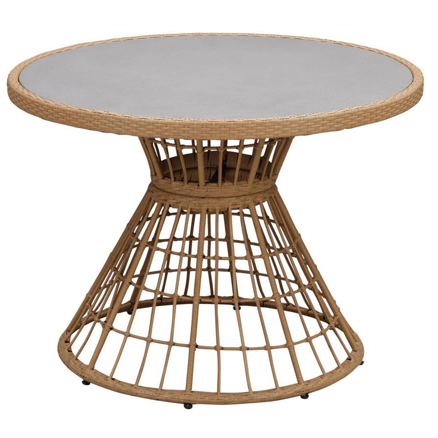 طاولة سفرة مستديرة كوكون (100 × 100 × 72 سم)