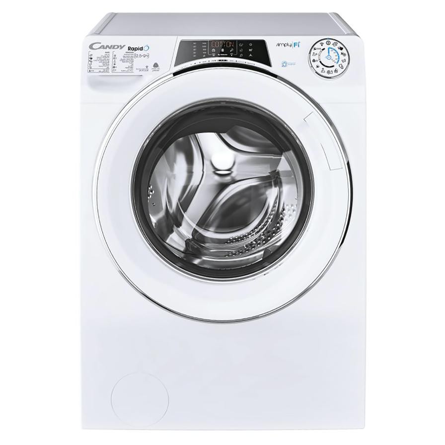 Candy Rapido 12.5 Kg Freestanding Front Load Washer Dryer, ROW412596DWMC-19 (9 kg Dry, 1400 rpm)