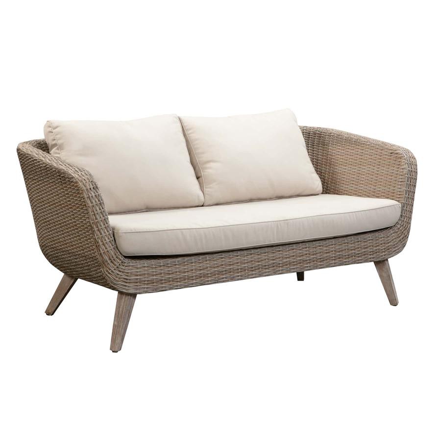 2 Seater Aarhus Wicker Sofa Generic, VTB-463005/2S (150 x 83 x 74 cm)