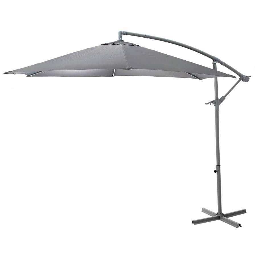 Malta Aluminum & Polyester Overhanging Crank Parasol (2530 x 2980 mm)