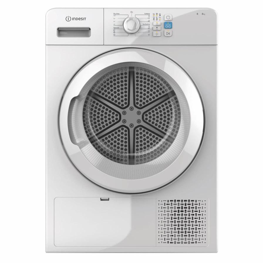 Indesit 8 kg Freestanding Front Load Condenser Dryer, YT-CM08-8BGCC