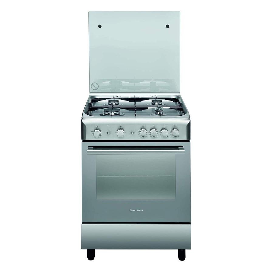 Ariston Freestanding 4-Burner Gas Cooker, A6TG1F C(X) EX (60 x 60 x 85 cm)