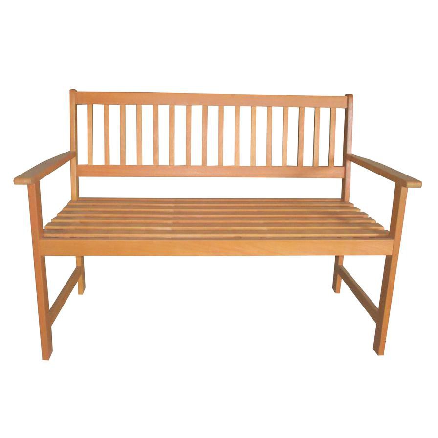THB 2-Seater Eucalyptus Wood Garden Bench Generic (124 x 61 x 89 cm)