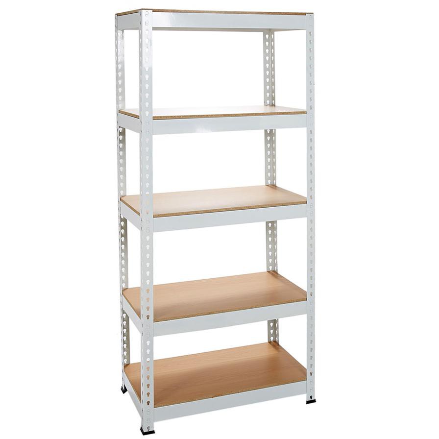 Living Space 5-Tier Steel Storage Shelf (76.5 x 40 x 182.5 cm)