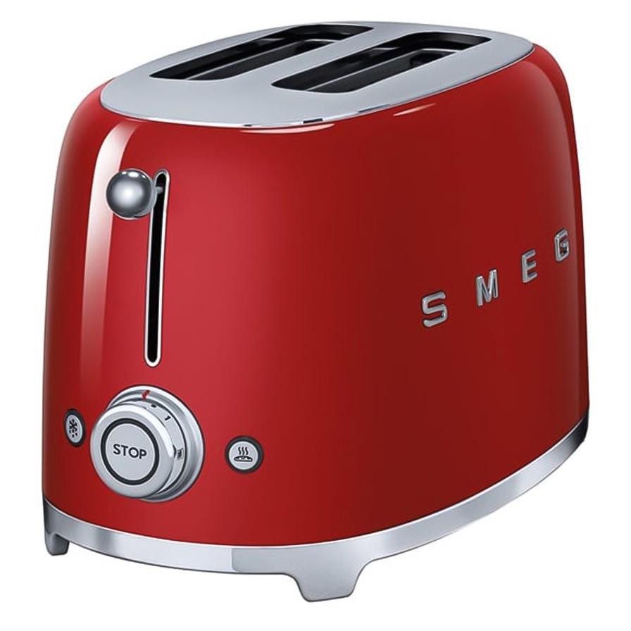 SMEG 2-Slice Retro Toaster, TSF01RDUK (950 W)