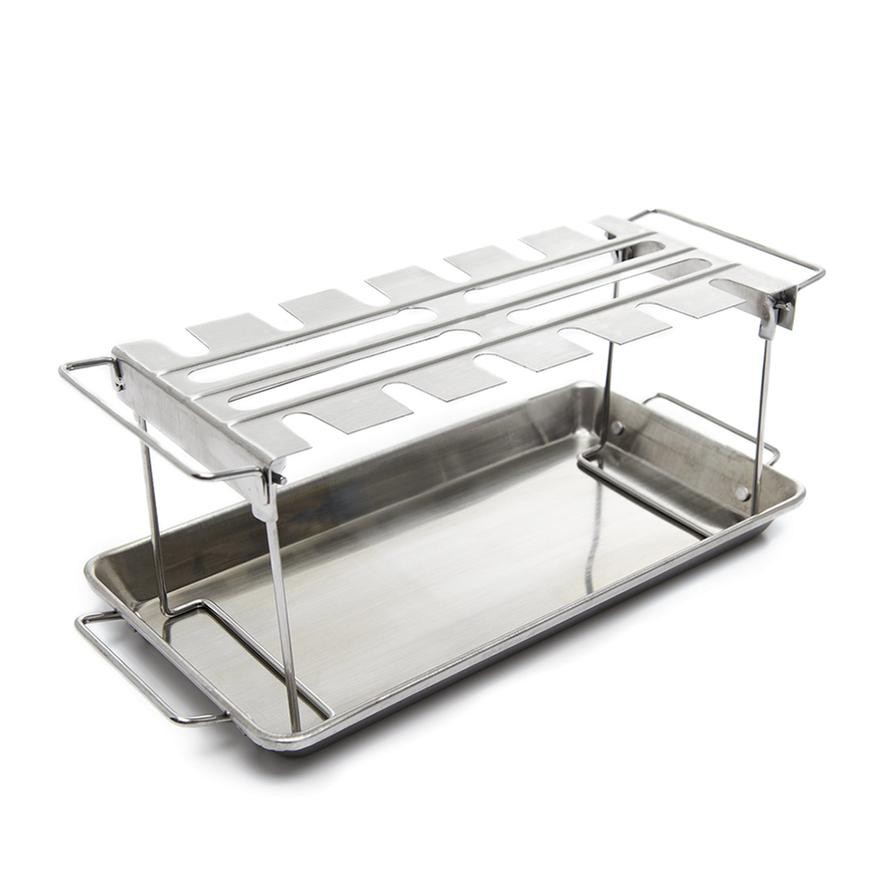 Broil King Stainless Steel Wing Rack W/Pan