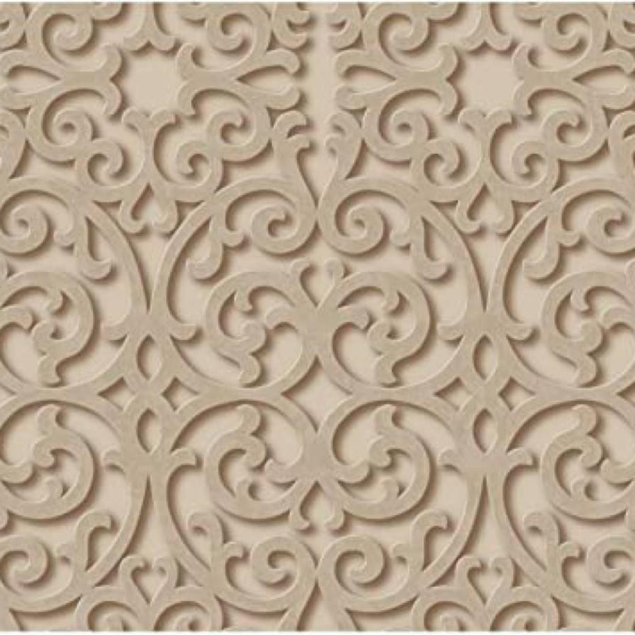 York Dimensional Effects Vinyl Coated Arabesque Wallpaper, TD4729