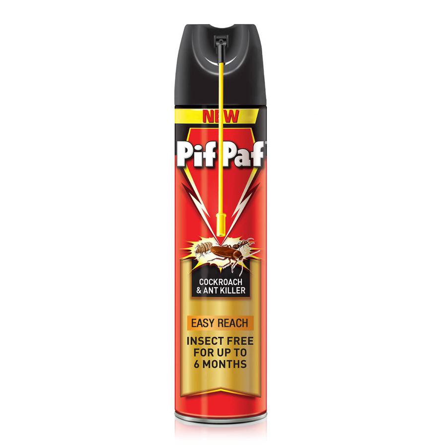 Pif Paf Cockroach Killer Spray (400 ml + 100 ml Free)