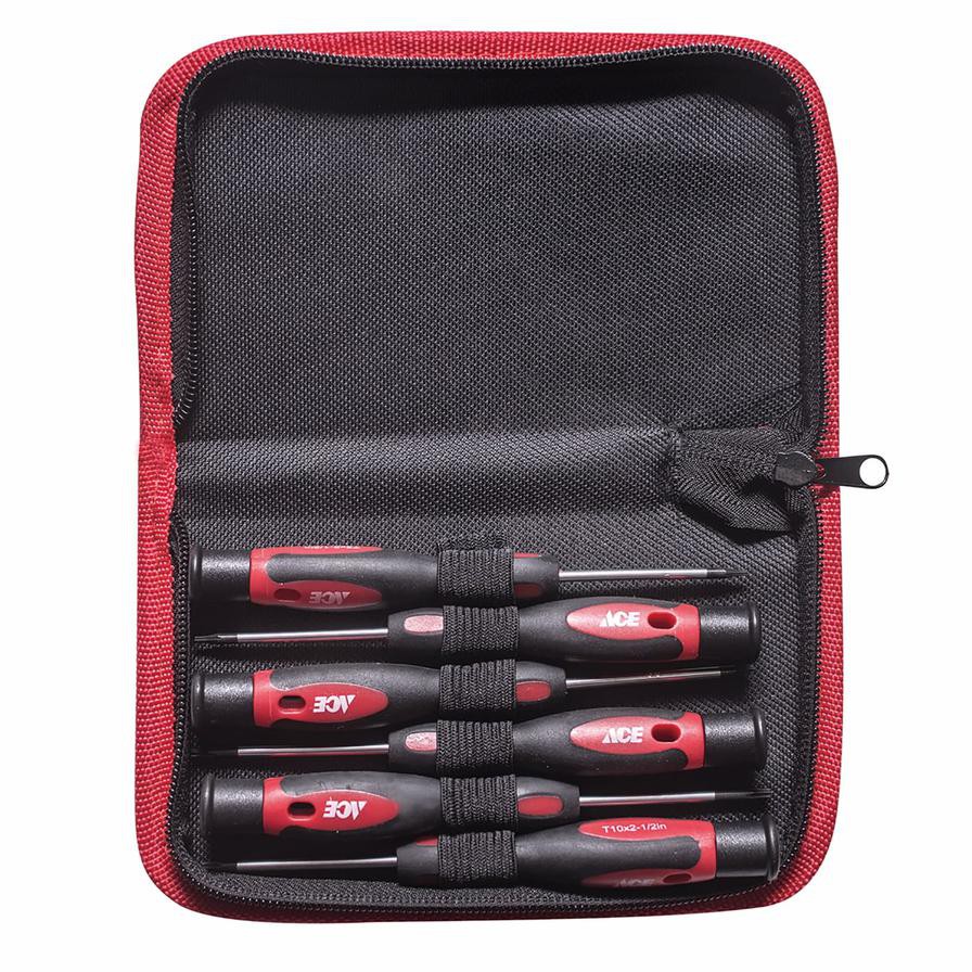 Ace Steel Torx Precision Screwdriver Set (6 Pc.)