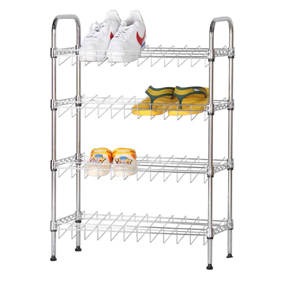 Metal 4-Tier Shoe Rack (50 x 25 x 70 cm)