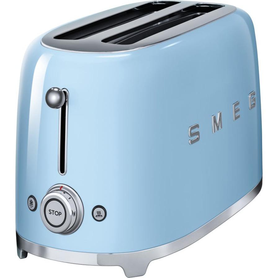 SMEG TSF02PBUK 50s Retro Style Toaster (1500 W, Pastel Blue)