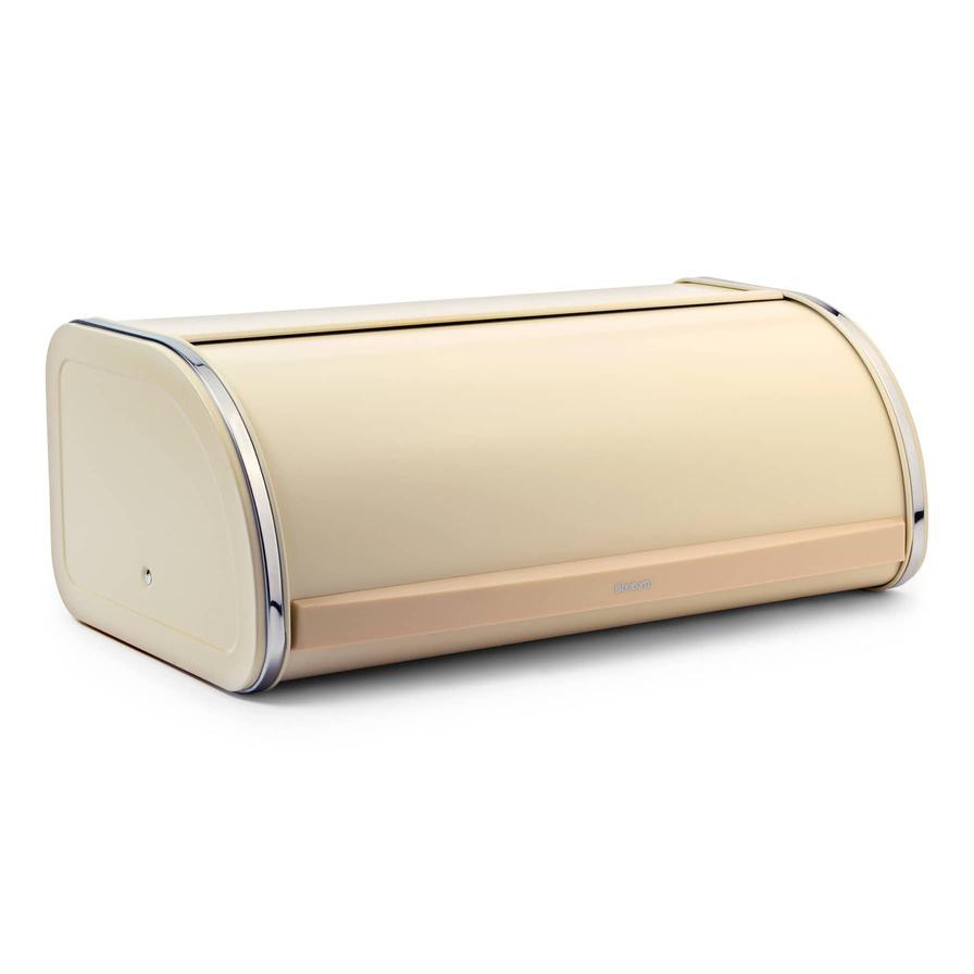 Brabantia Roll Top Metal Bread Bin (17.5 x 44.5 cm, Beige)