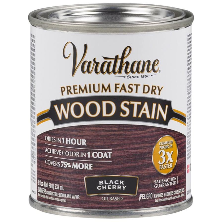 Varathane Premium Fast Dry Wood Stain (237 ml, Black Cherry)