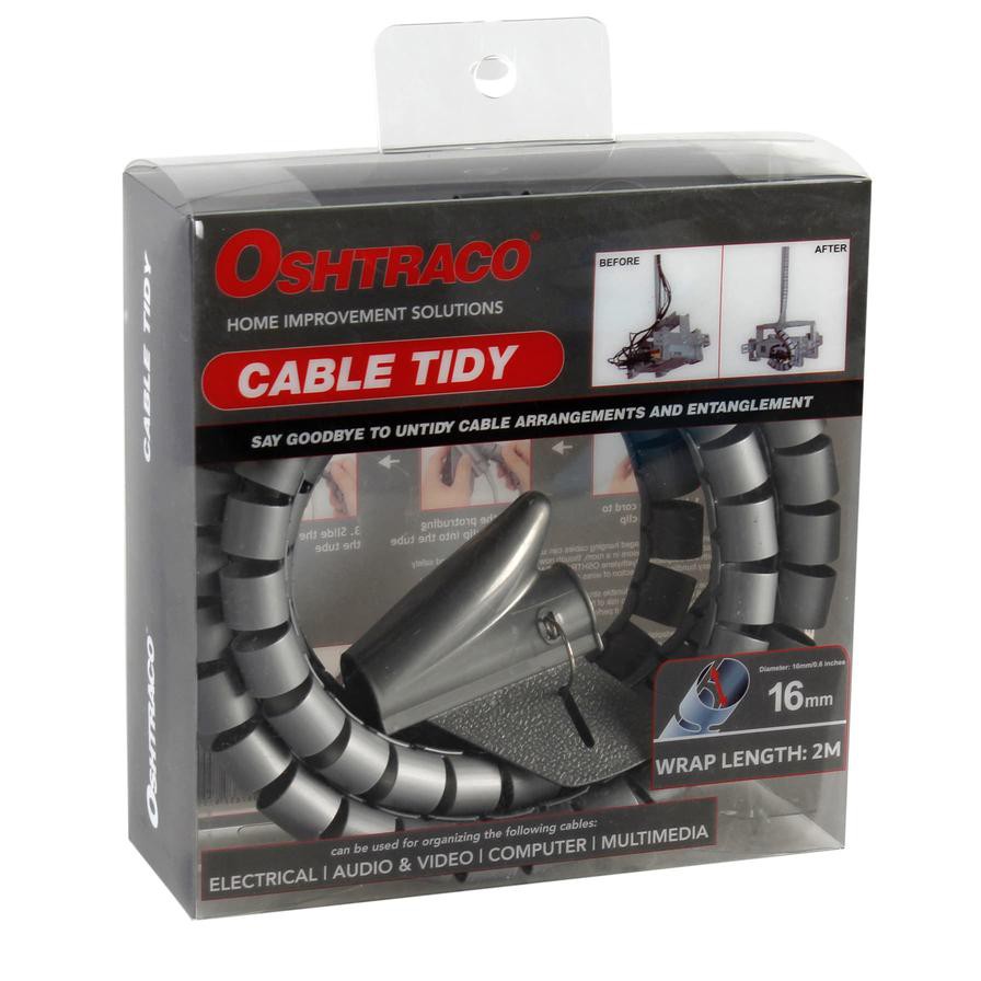 Oshtraco Cable Tidy Wire Organizer (1.6 x 200 cm)