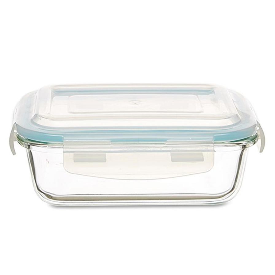 Neoflam Cloc Glass Food Container (370 ml, 14.5 x 10.4 x 4.7 cm)