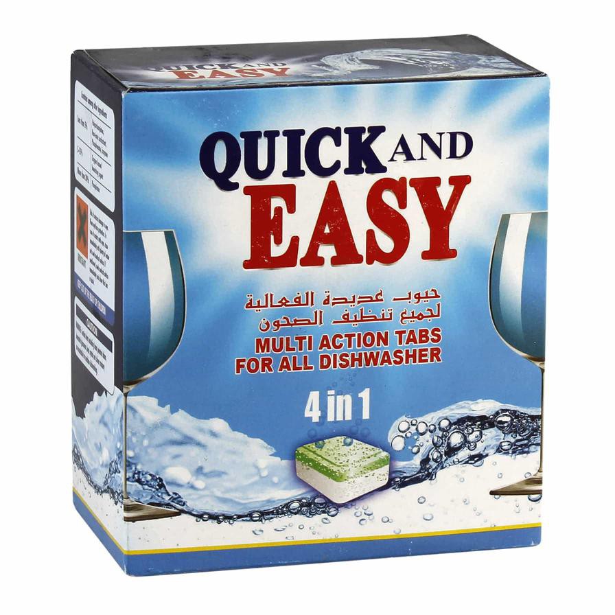 Quick and Easy 4-in-1 Dishwasher Tablets (28 Pc.)