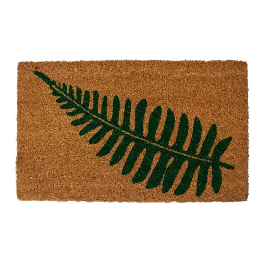 Rag n Rug Leaf Design Coir Mat (45 x 75 cm)