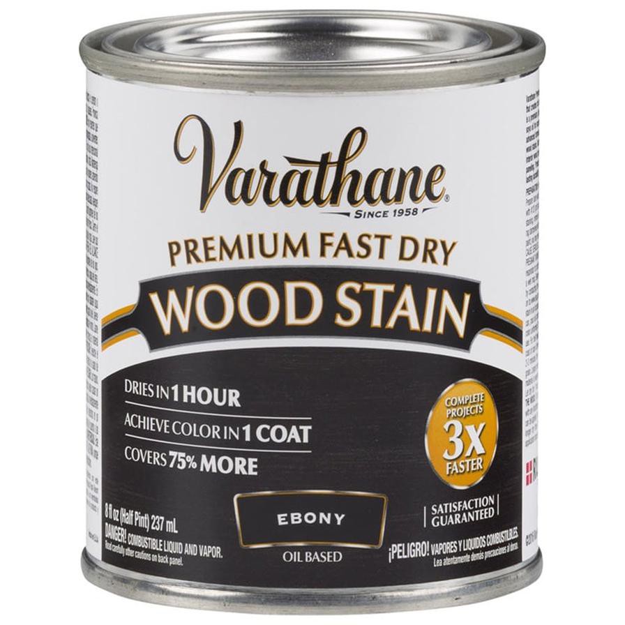 Varathane Premium Fast Dry Wood Stain (237 ml, Ebony)