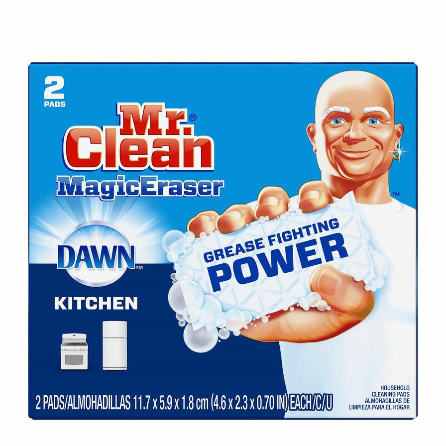 Mr. Clean Magic Eraser Sponge For Kitchen Pack (11.7 x 5.9 x 1.8 cm, 2 Pc.)