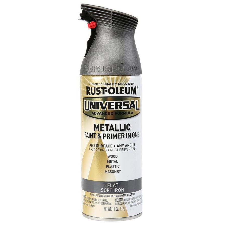 Rustoleum Universal Satin Spray Paint (354.8 ml, Nickel Metallic)