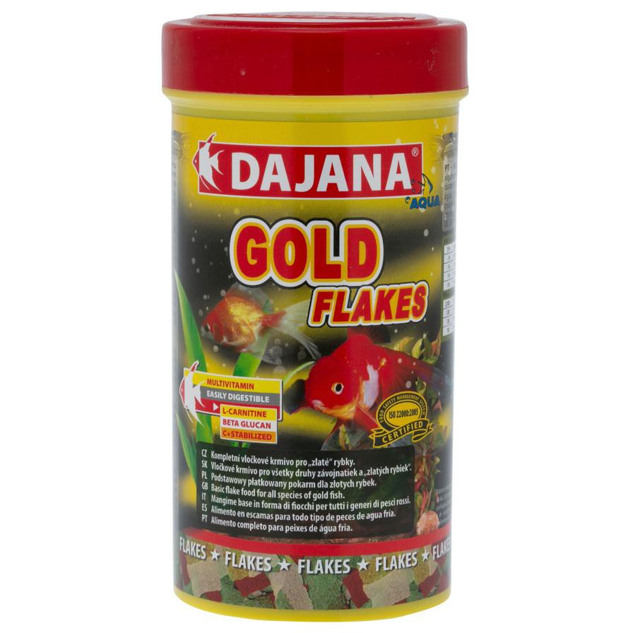 Dajana Gold Flakes Gold Fish Feed (250 ml)