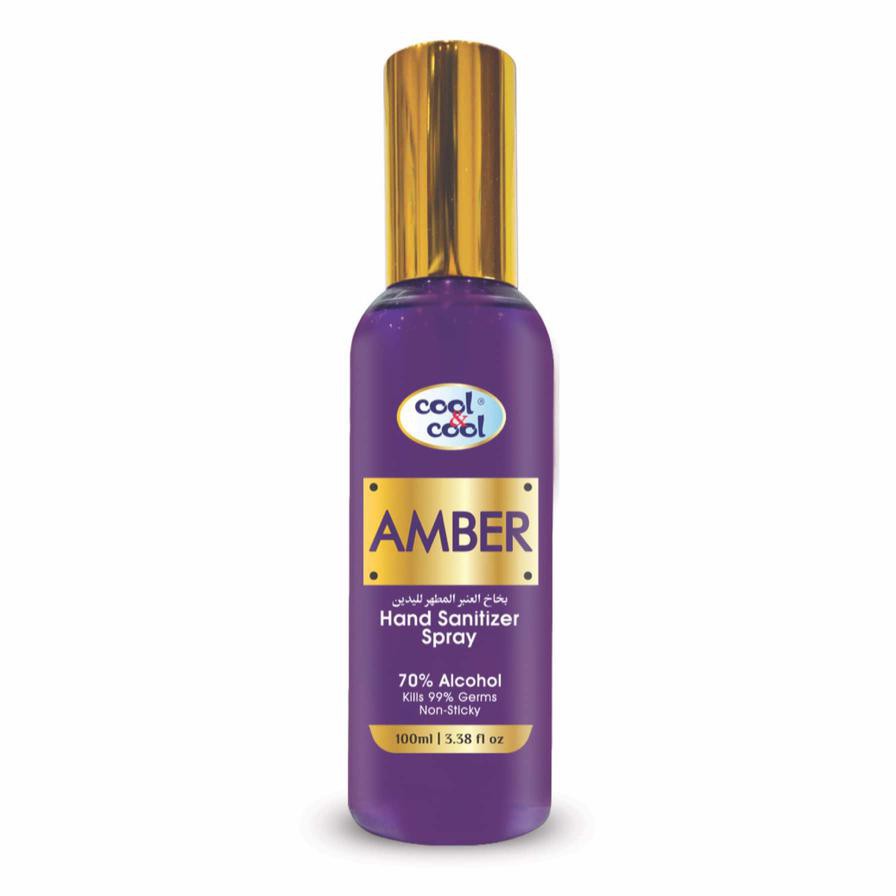 Cool & Cool Hand Sanitizer Spray (100 ml, Amber)