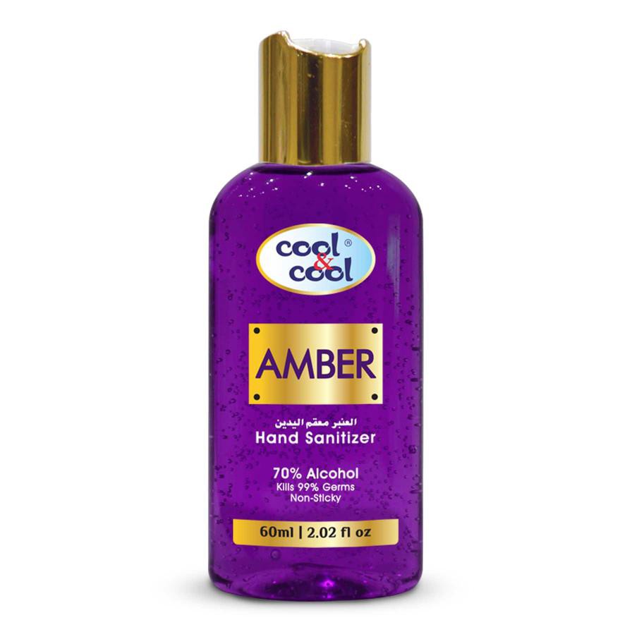 Cool & Cool Hand Sanitizer (60 ml, Amber)