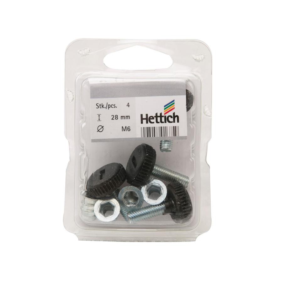 Hettich Levelling Screw (6 X 20 mm, 4 pcs)