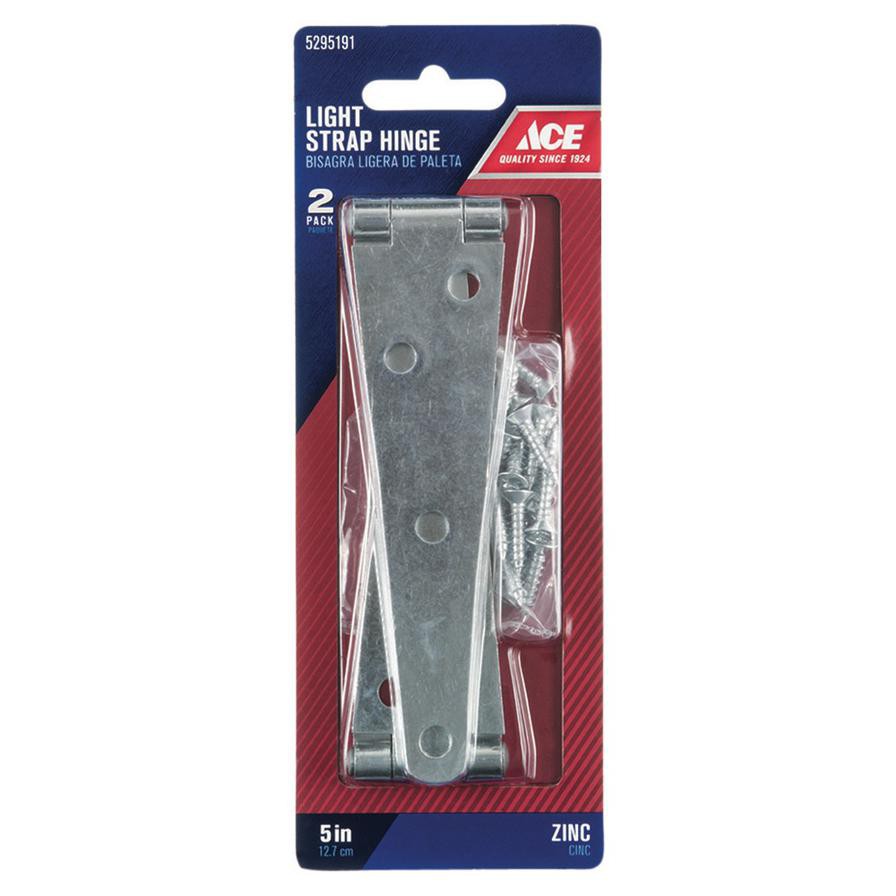 Ace Steel Light Duty Strap Hinge (12.7 cm, 2 Pc.)