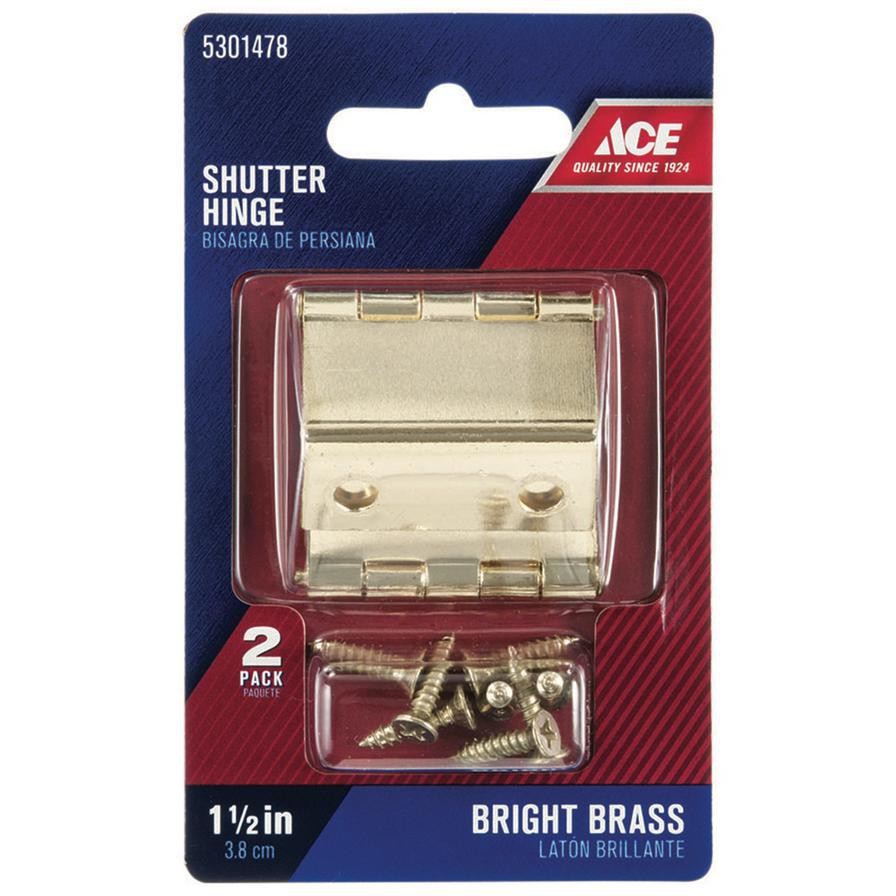 Ace Steel Shutter Hinge (3.81 cm, 2 Pc.)