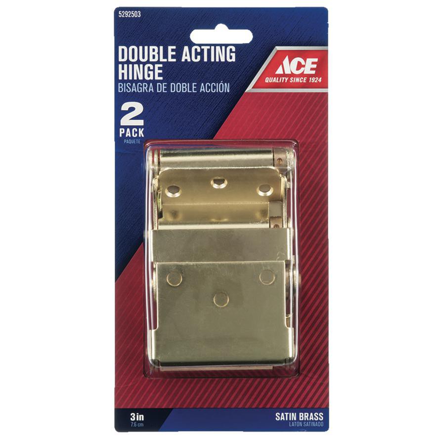 Ace Brass Self Closing Hinge (7.62 cm, 2 Pc.)