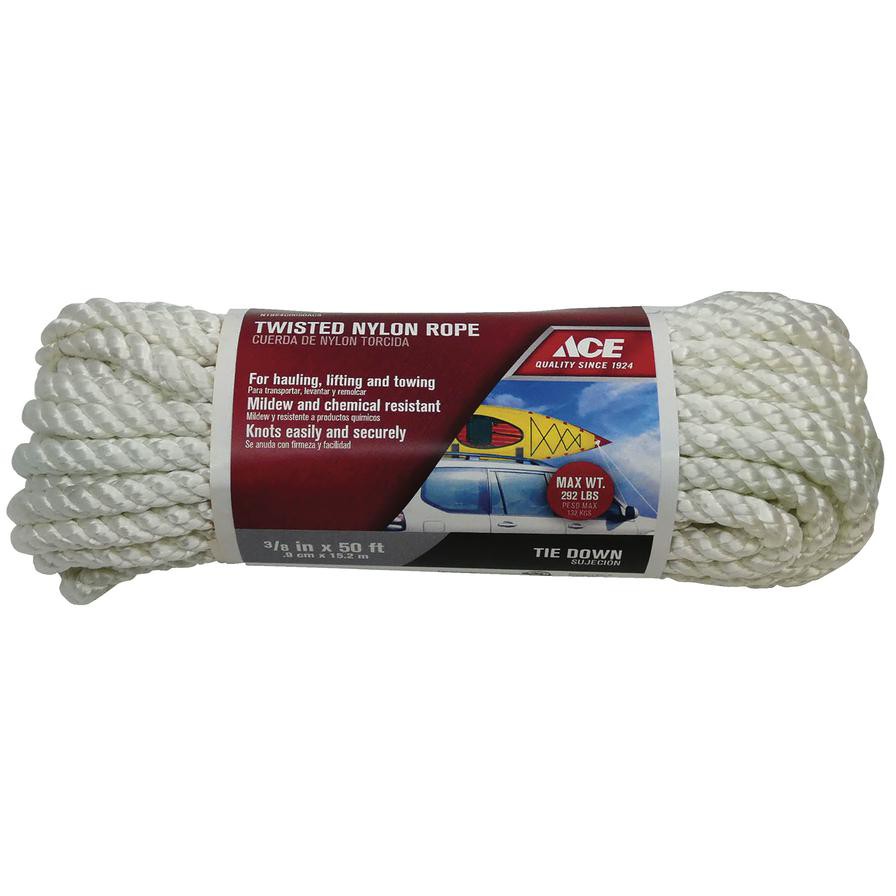 Ace Nylon Twisted Rope (15.24 cm, Sold Per Piece)