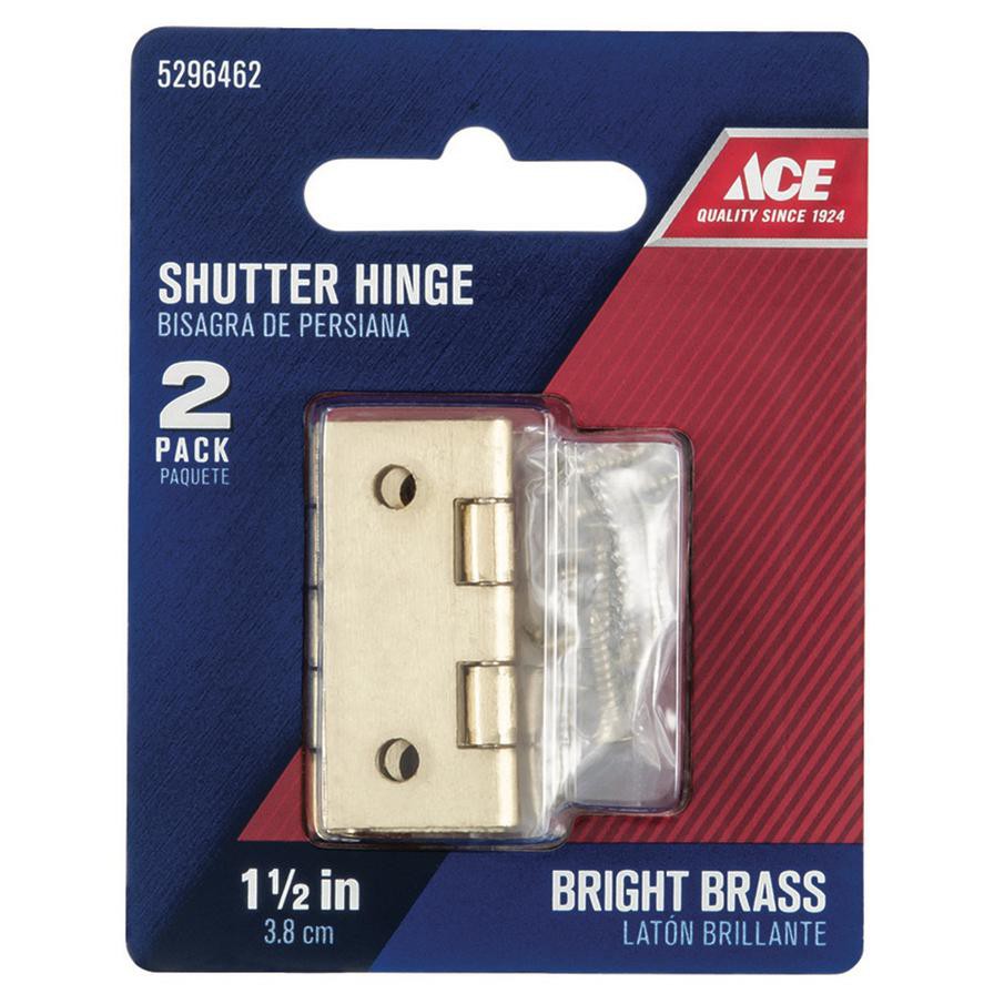 Ace Brass Narrow Hinge (3.8 cm, 2 Pc.)