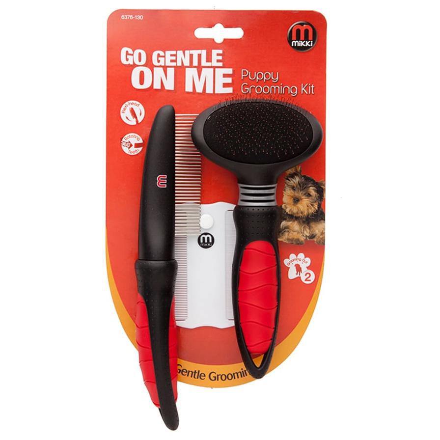 Mikki Go Gentle on Me Puppy Grooming Kit (3 pcs)