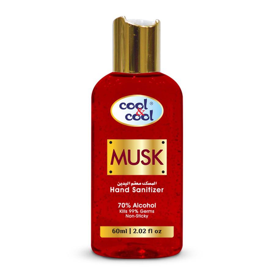 Cool & Cool Hand Sanitizer (60 ml, Musk)