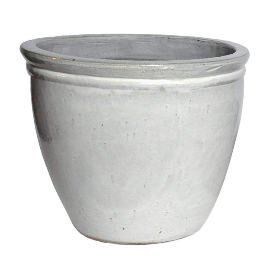 Glazed Terracotta Ypsilon Plant Pot Generic (28 x 28 x 23 cm, Small)