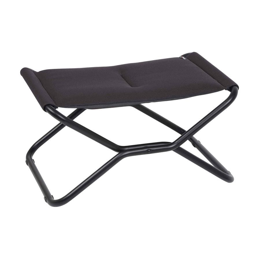 Next Steel Footrest Lafuma Mobilier (51 x 66 x 35 cm, Noir & Acier)