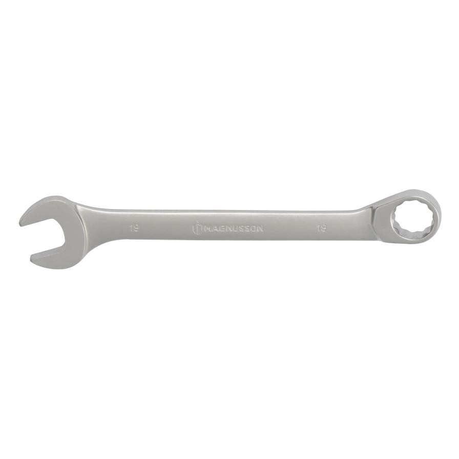 Magnusson Chrome Vanadium Steel Standard Metric Combination Spanner, MT176 (22.5 cm)