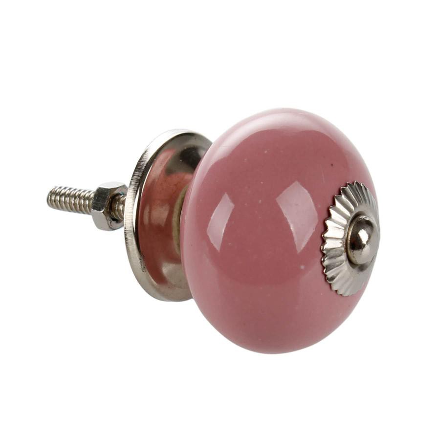 Hettich Ceramic Furniture Knob, Rose (4 cm)