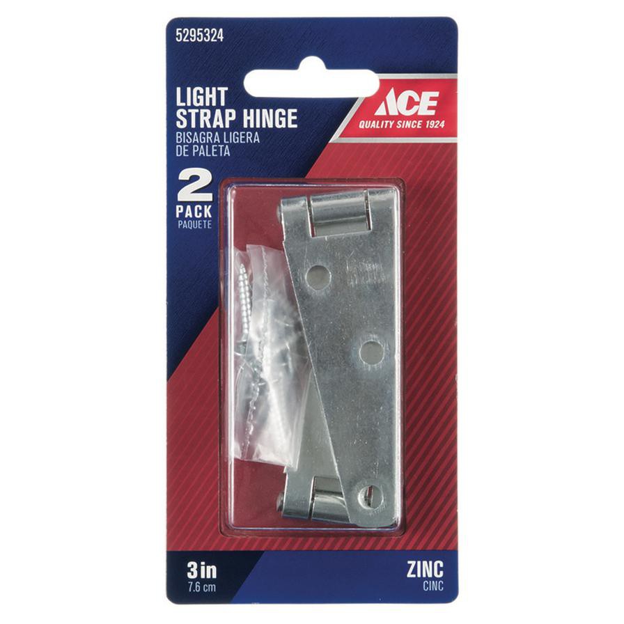 Ace Steel Light Duty Strap Hinge (7.62 cm, 2 Pc.)