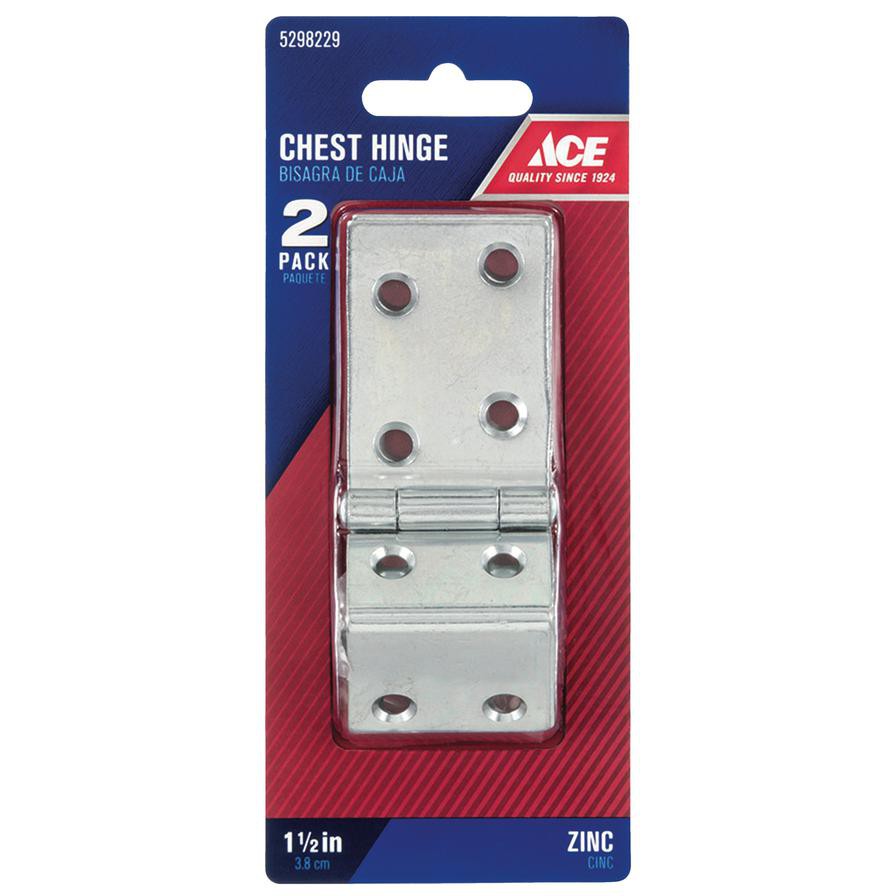 Ace Zinc Chest Hinge (3.8 cm, 2 Pc.)