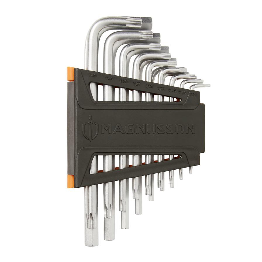 Magnusson Chrome Vanadium Steel Hex Key Set, HX17 (18 Pc.)