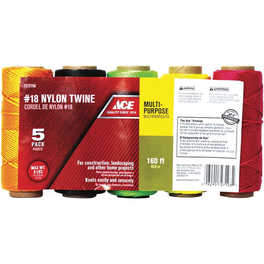 Ace Twisted Nylon Twine (48.7 cm, Sold Per Piece)