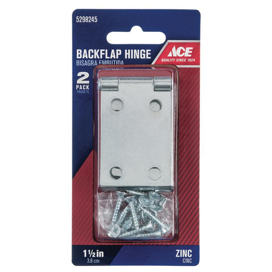 Ace Zinc Backflap Hinge (3.8 cm, 2 Pc.)