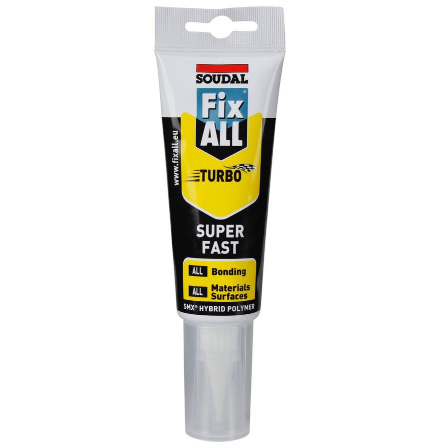 Soudal Fix All Turbo Super Fast Hybrid Polymer Adhesive (125 ml)