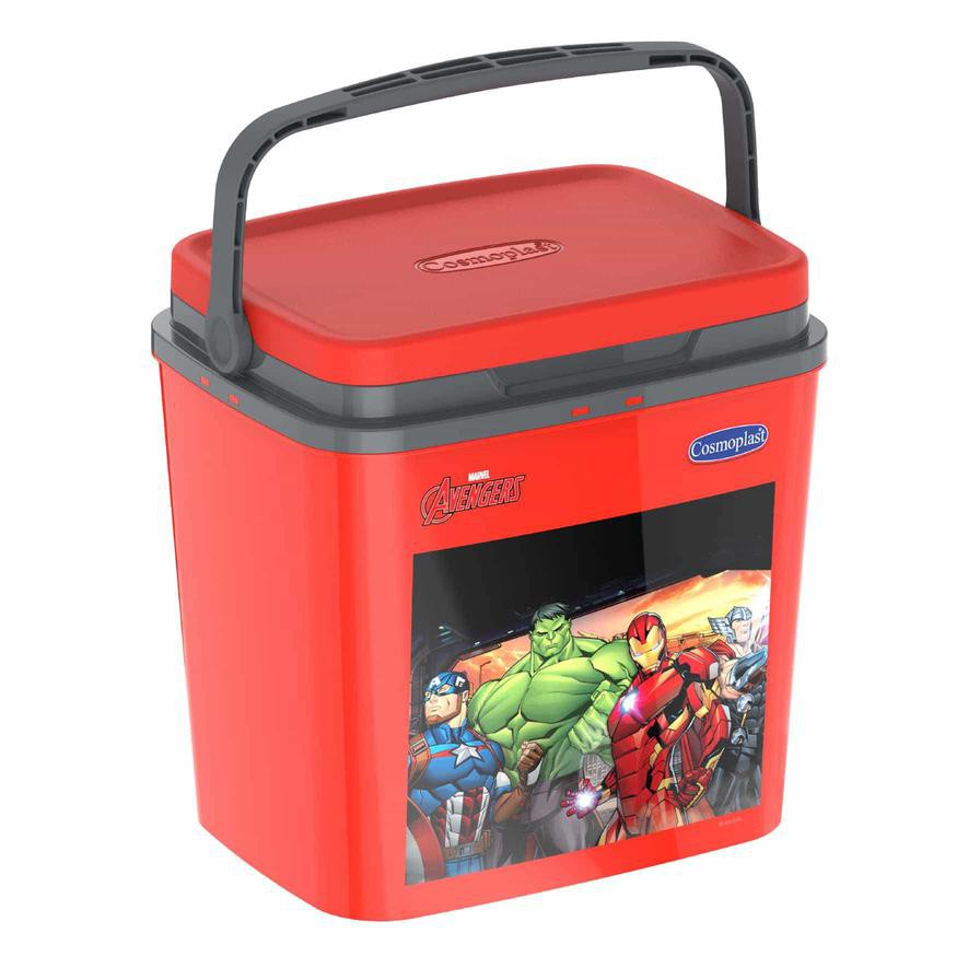 Cosmoplast Plastic Avengers Chill Box (27 x 20 x 19 cm, 4 L)